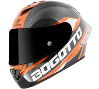 Bogotto FF104 SPN Carbon Helmet, orange/black, size 2XL