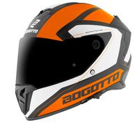 Bogotto FF122 BGT Helmet, white-orange, size XL for Men