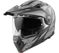 Bogotto FG-102 Safari Fiberglass Enduro Helmet, black-grey, size S for Men