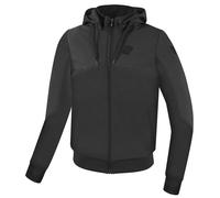 Bogotto Finish-R Motorcycle Zip Hoodie, black, size XXL