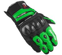 Bogotto Flint Motorcycle Gloves, black/green, size XS