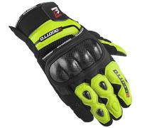 Bogotto Flint Motorcycle Gloves, black-yellow, size M for Women
