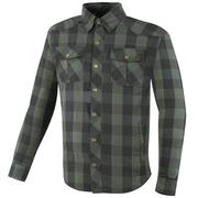 Bogotto Forgewood Motorcycle Shirt, black/green, size 3XL