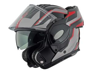 Bogotto FS-X600 Vyda Helmet, black-grey-red, size M for Men
