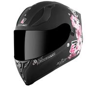 Bogotto H128 Fiori Helmet, black/hotpink, size 2XL