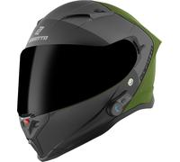 Bogotto H153 BT SPN Bluetooth Helmet, black-green, size M for Men