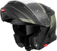 Bogotto H271 BT Taog Bluetooth Helmet, black matt/green, size XS