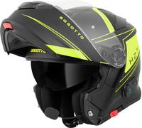 Bogotto H271 BT Taog Bluetooth Helmet, black-yellow, size M for Women