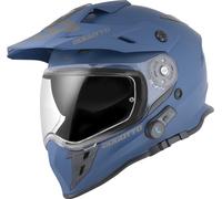 Bogotto H331 BT Bluetooth Enduro Helmet, blue, size S for Men