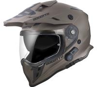 Bogotto H331 BT Bluetooth Enduro Helmet, brown matt, size S