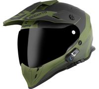 Bogotto H331 BT Tour EVO Bluetooth Enduro Helmet, black-green, size S for Women