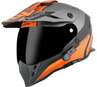 Bogotto H331 BT Tour EVO Bluetooth Enduro Helmet, black-grey-orange, size S for Women