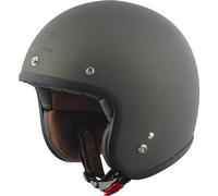 Bogotto H541 Solid Jet Helmet, green, size M for Women