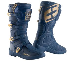 Bogotto MX-5 Motocross Boots, blue-gold, size 43 for Women