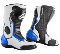 Bogotto Race-X Motorcycle Boots, white/blue/black, size 42