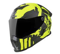 Bogotto Rapto Demon Helmet, grey-yellow, size 2XL for Men