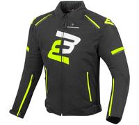 Bogotto Sparrow Waterproof Motorcycle Textile Jacket, black/yellow, size XS