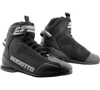 Bogotto Tokyo perforated Motorcycle Shoes, black, size 42