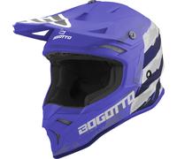Bogotto V337 Wild-Ride cross helmet, black-white-blue, size 2XL for Men