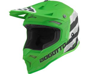 Bogotto V337 Wild-Ride cross helmet, green/black/white, size 2XL