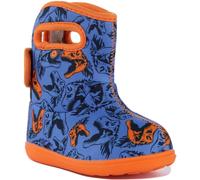 Bogs Baby Bogs Cdino Neo Tech Printed Boots Boys Shoes In Blue UK 5 - 9