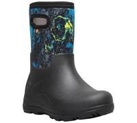 BOGS Kids York Seamless Black Waterproof Wellie Boots 73464 (Black Multi, UK Footwear Size System, Little Kid, Numeric, Medium, 10)