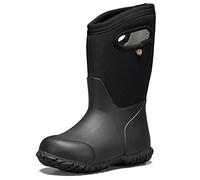 BOGS Kids York Waterproof Rainboot, Solid Black, Size 11