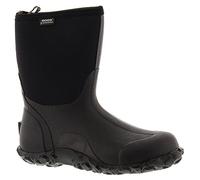 BOGS Mens Classic Mid Waterproof Insulated Rain and Winter Snow Boot, Black, 9 UK