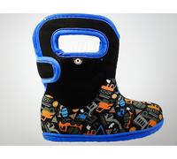 BOGS Toddler Baby Warm Black Multi Wellington W/proof Wellies Boots UK 9