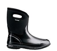 Bogs Women's Classic Mid Waterproof Boot, Black, 4 UK (6 US) (37 EU)