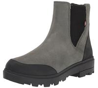 BOGS Women's Holly Chelsea Leather Boot Rain, Green Ash, 8.5