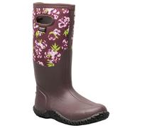 BOGS Womens Mesa Peony Purple Burgundy Floral Wellies Boots Waterproof