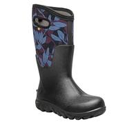 BOGS Womens Waterproof Wellies Boots Classic Seamless Tall Leaves 73367 (Black, UK Footwear Size System, Adult, Women, Numeric, Medium, 5)