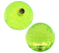 Boguish Crystal Joystick Green Handle M6 Top Ball Head Easy Install Controller Game DIY Rocker Round Head Parts Replacement for Arcade Games 2 Pacs