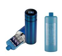 Bogush 60H Medicine Cooler TSA Approved Temp Display Insulin Pen Travel Cooler Medication Cooler for Travel Diabetic Cooling Case Insulin Pens Cooler Travel CASE Medicine Cooler Box (Blue)