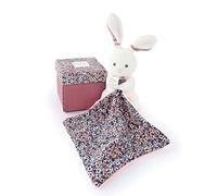 Boh'aime - Lapin rose pantin avec doudou