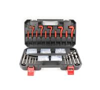Bohaner 131Pcs Thread Repair Kit Metric HSS Drill Helicoil Repair Kit Metric Thread Repair Tool Kit M5 M6 M8 M10 M12 Stainless Steel Tap Drill