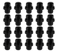 Bohaner 20Pcs M14x1.5 Wheel Nuts 22mm Hex Alloy Wheel Nuts Black Closed End M14x1.5 Lug Nuts with Floating Captive Washers for Range Rover Sport Discovery 3&4 Range Rover L322