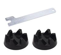 Bohaner 2Pcs Blender Coupler for KitchenAid 9704230 Blender Rubber Coupler Gear Clutch with Spanner Rubber Mixer Coupler Gear Clutch for KitchenAid KSB52 KSB5 5KSB52 5KSB5
