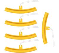 Bohaner 5Pcs 20cm Motorcycle Guard Plastic Tyre Rim Protector Soft Alloy Wheel Remove Edge Protection Tools(Yellow)
