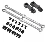 Bohaner Intake Manifold Connecting Rods Left and Right Runner Connecting Rod Inlet Manifold Runner Connection Rod Set Runner Connecting Rod Set A6420905437 A6420907737 For Mercedes W164 W166 X164 X166