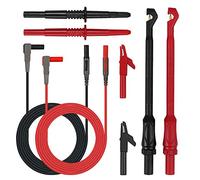 Bohaner Multimeter Test Leads Set 1000 V 10 A Measuring Cable Test Lead Test Probe Crocodile Clip Test Probe Multimeter Accessories for Voltage Circuit Tester 8 Pieces