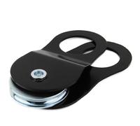 Bohaner Winch Pulley Heavy Duty Snatch Block Offroad Recovery Winch Pulley System 4X4 Black Double Pulley Power for Commercial Industrial and Private Use (4 Ton)