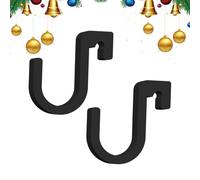 Bohany Car Seat Hooks for Headrest | 2-Piece Car Seat Back Storage Hook for Bag | Heavy-Duty Christmas Garland Hanger for Socks Automotive SUV Truck RV Road Trip Purse Organization