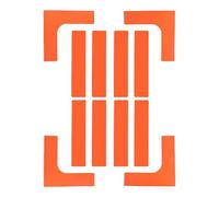 Bohany Court Line Marker Set, Outdoor Driveway Pickleball Playing Field Border Marking Strips - Non-Slip Portable Tennis Sports Marking Accessories for School Sports Hall Park Lawn Court