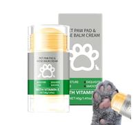 Bohany Dog Paw Balm | 40g Dog Paw Cream Balm Sticks | Dry Cracked Pet Butter, Puppy Protection Soother, Natural Ointment, Lick Safe for Repairs Moisturizes Noses