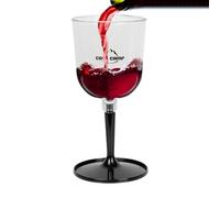 Bohany Foldable Wine Glasses for Travel,Safe Stemed Clear Reusable,Travel Shatterproof Cup,Unique Portable Wine Glass with Detachable Stem,Keep Drinks Cool for Camping and,8.2 * 10.5cm