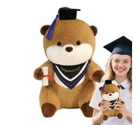 Bohany Plush Toy Graduation - Cute Cuddly Cushion - Soft Realistic Animal with Graduate Hat and Diploma Gift Idea for Graduates Birthday Christmas