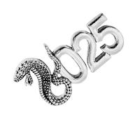 Bohany Snake Brooch, Year of the Snake Brooch, Creative 2025 Snake Brooch, Stylish Snake Brooches for Women, Year of the Snake Brooch Pin for Daily Life, Holiday, Clothing, Siehe Beschreibung, Zinc