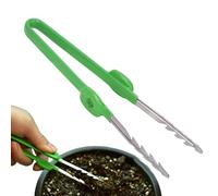 Bohany Succulent Tweezers Tools, Straight Multi-Purpose Tweezers with Serrated Tip, Garden Tweezers, Seed Tweezers, Large Long Tweezers, Plant Tweezers for Plants, Gardening, Succulents